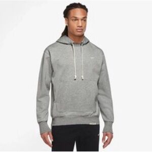 Nike Dri-FIT Standard Issue Pullover Basketball Hoodie Gray Size Large